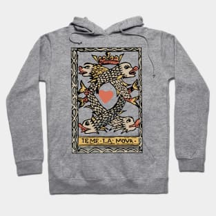 Vintage Tarot Card Vive Le Roy Hoodie